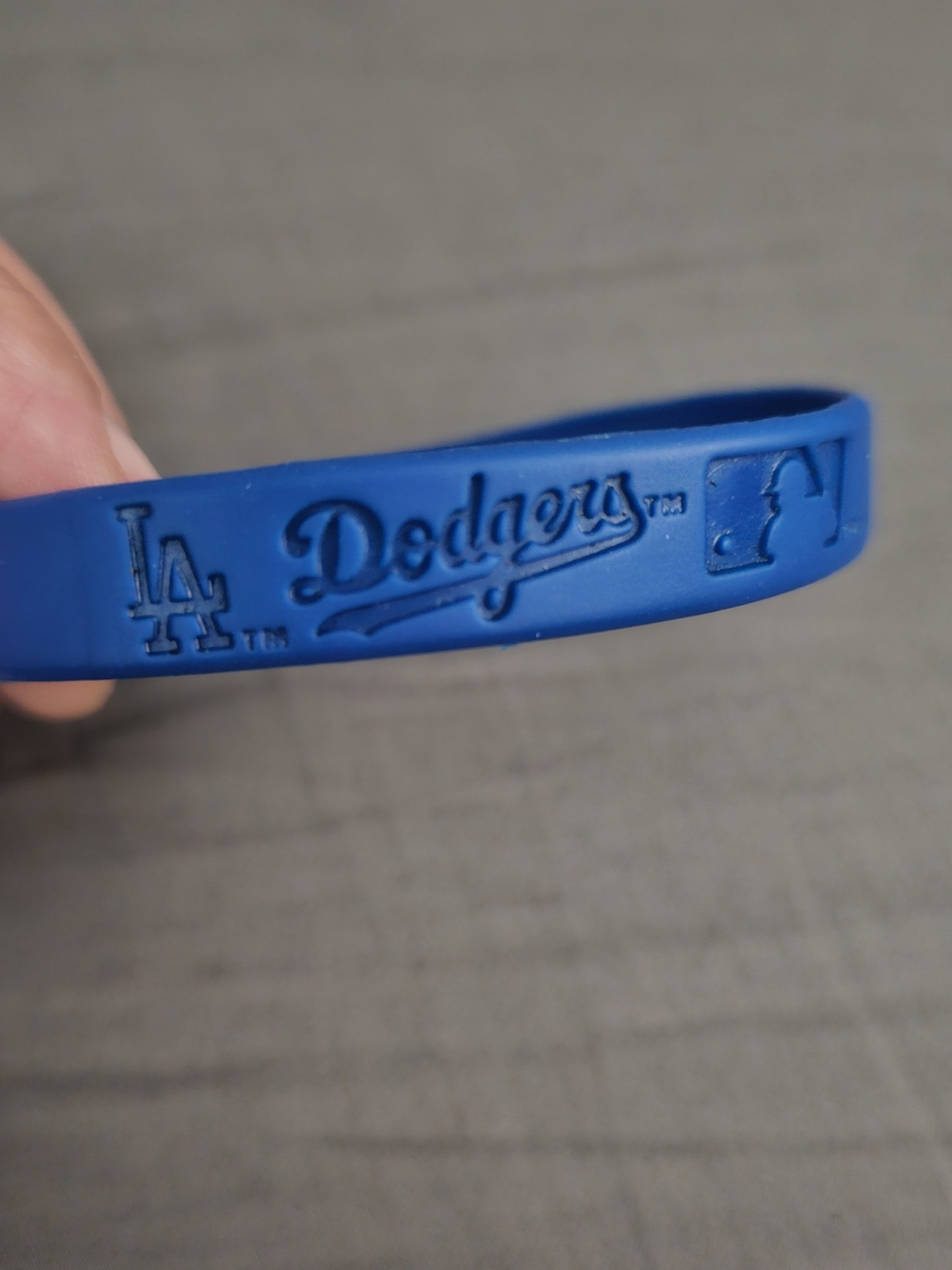 Los Angeles Dodgers Blue Silicone Bracelet